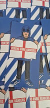 Pack of 25 10x5cm Queens Park Rangers QPR Football/Ultras Stickers.