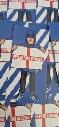 Image 2 of Pack of 25 10x5cm Queens Park Rangers QPR Football/Ultras Stickers.