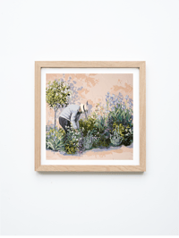 Image 2 of GARDENER AT GOLDEN HOUR - GICLÉE PRINT