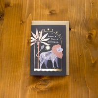 Image 2 of Leo Zodiac Card by Sister Paper Co.