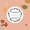 Let's Practise This Number Stamp
