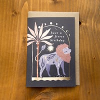 Image 1 of Leo Zodiac Card by Sister Paper Co.