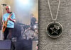 Sterling Silver Enameled PW Star Pendant