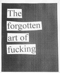 The forgotten art of fucking (Digital)
