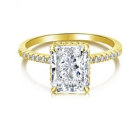 Image 1 of 18K Belle Sterling Silver Ring