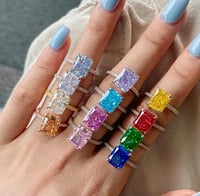 Image 2 of 18K Belle Sterling Silver Ring