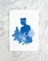 Georges - Linogravure originale édition limitée format A4