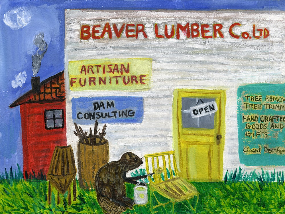 Image of Beaver Lumber Co. Limited edition print.