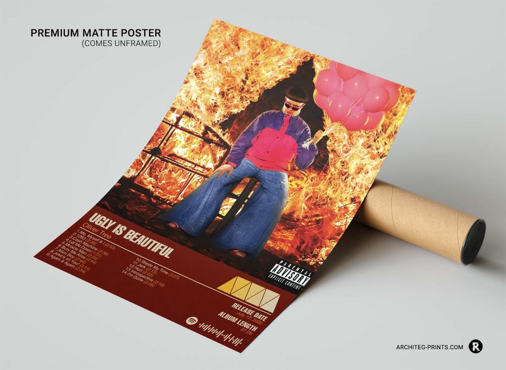 Oliver Tree - Ugly Is Beautiful Couverture de l'album Poster