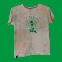 Kids Tie Dye Green Viking Tee