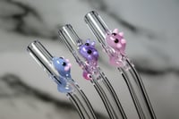 Image 4 of Colorful Axolotl Glass Straw