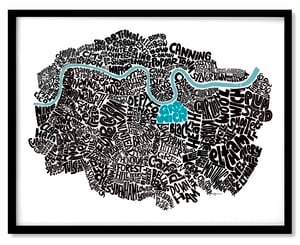 Image of South & East London Type Map