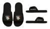 BURLY BARBER BLACK SLIDES 