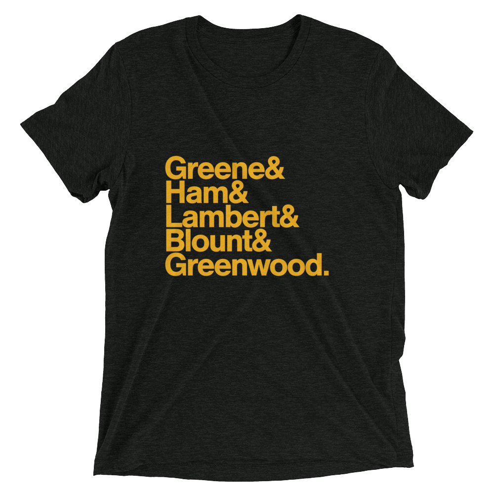 Image of Pittsburgh's Steel Curtain Shirt, Steelers Defense Legends Fan Shirt