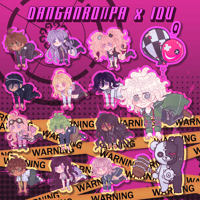 Image 1 of Danganronpa x IDV Collab Linking Charms [PREORDER]