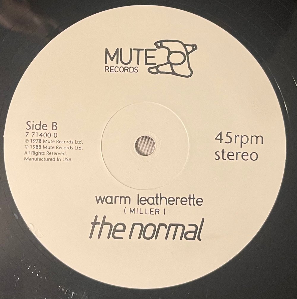 The Normal- Warm Leatherette/T.V.O.D. 12β 1988