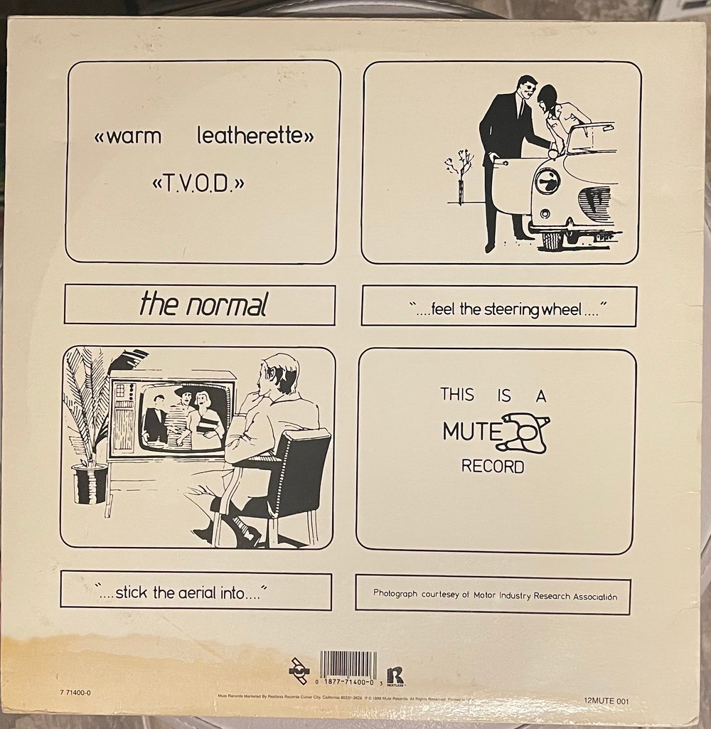 The Normal- Warm Leatherette/T.V.O.D. 12β 1988