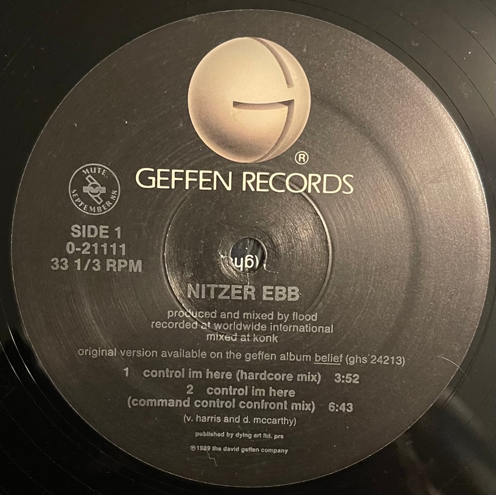 Nitzer Ebb - Control Iβm Here/K.I.A 12β 1989