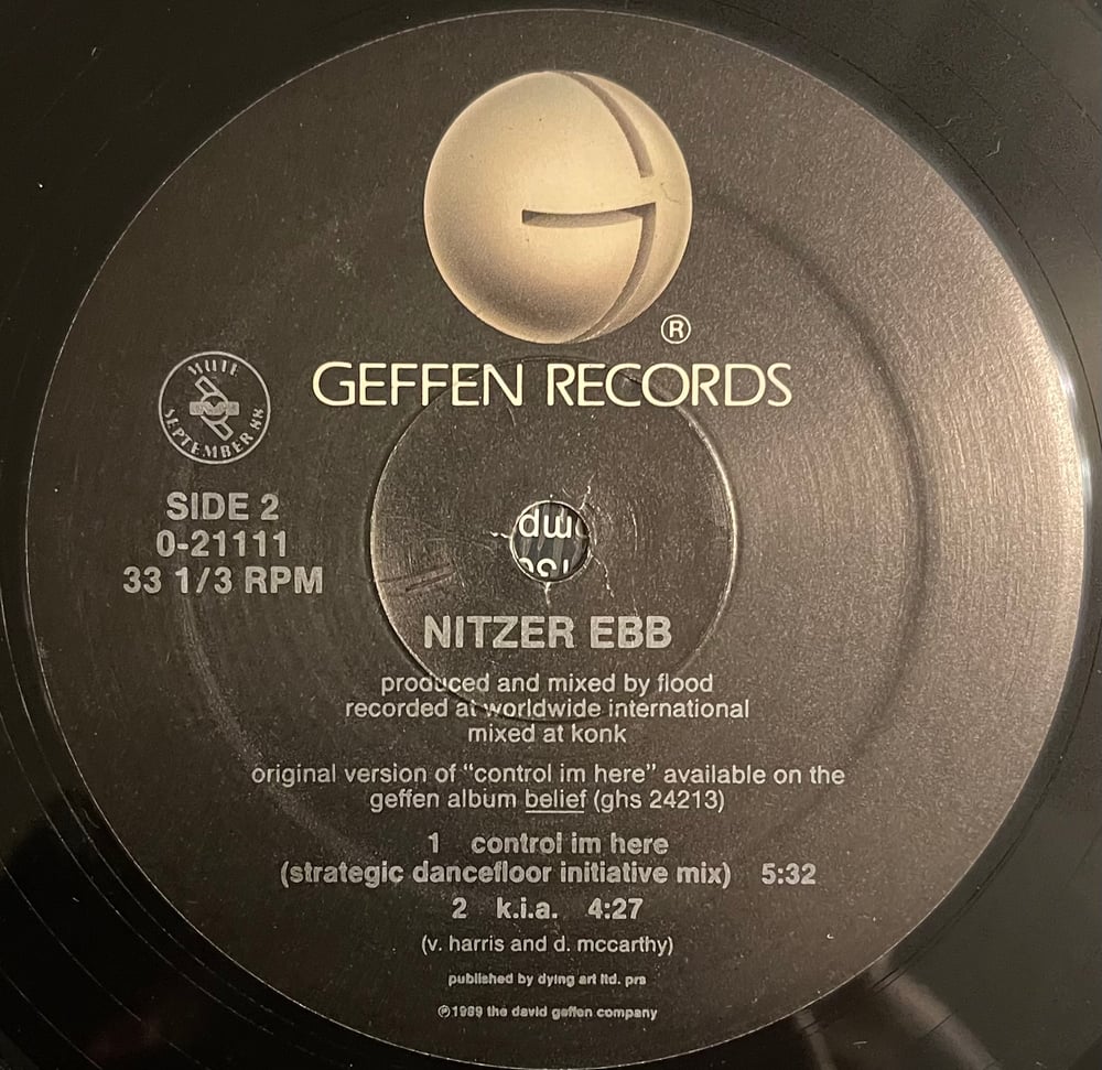 Nitzer Ebb - Control Iβm Here/K.I.A 12β 1989