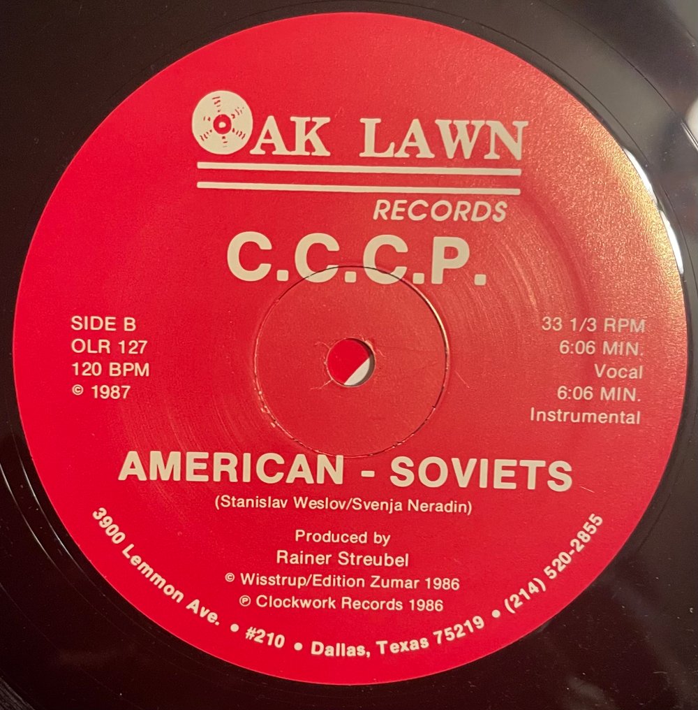 C.C.C.P. - American Soviets 12β 1987