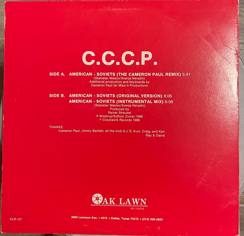 C.C.C.P. - American Soviets 12β 1987