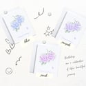 Watercolor Hydrangea Birthday Card, Happy Birthday Mum Card, Artistic Flower Greeting Card