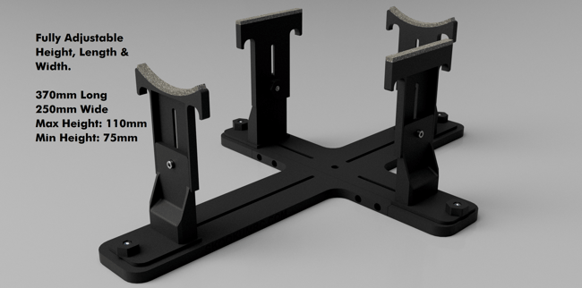 XL Model Makers Aircraft Stand Berth Jig Holder Plane 1/24 1/32 1/48 Kit Builder