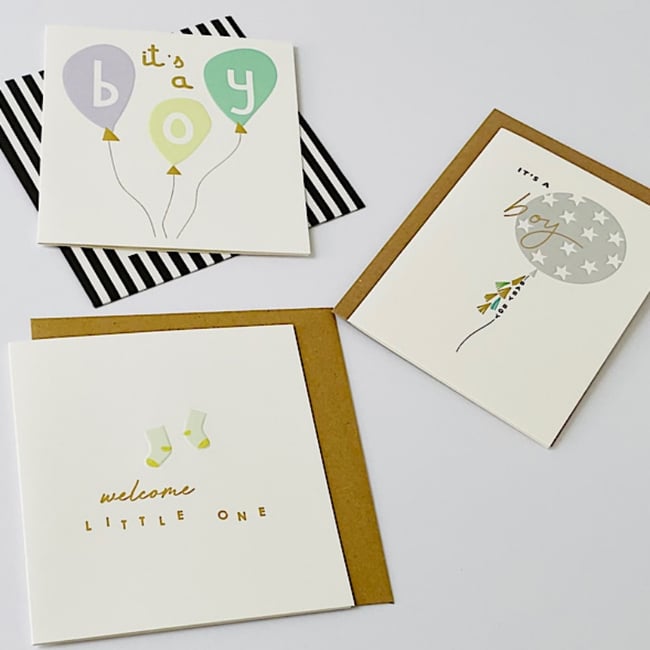 Blue Whales Baby Gift Box