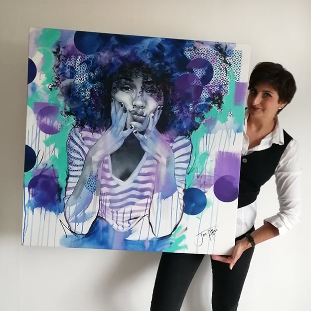 Original Painting<BR>'In My Bubble'