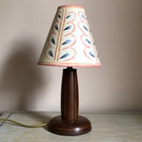 Image 1 of Vintage Turned Wooden Lamp