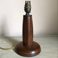 Image 4 of Vintage Turned Wooden Lamp