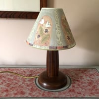 Image 5 of Vintage Turned Wooden Lamp