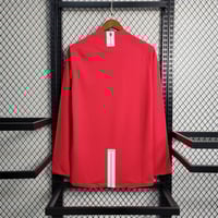 Image 2 of Manchester United Retro 07/08 Long Sleeve Home Jersey
