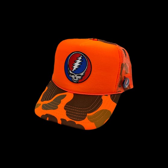 Image of SYF Foam Trucker SnapBack! - Orange Camo