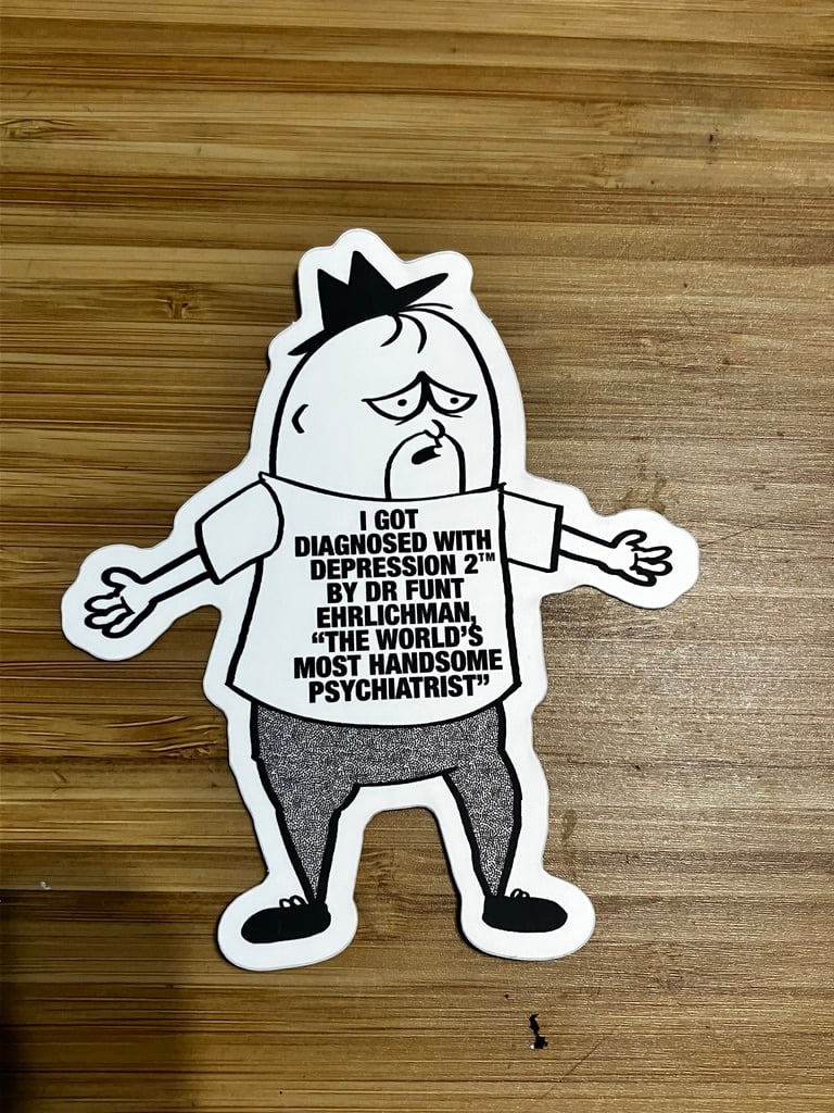 Image of Depression 2 sticker