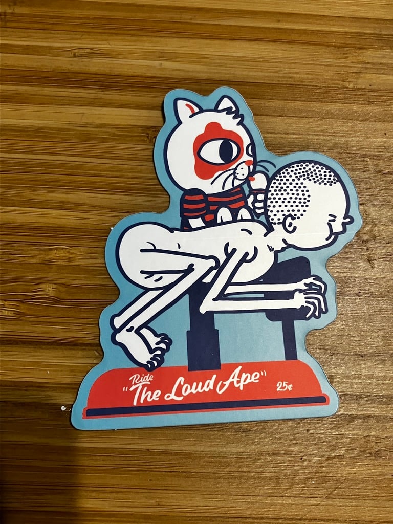 Image of Kitty Ride sticker