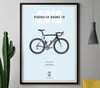 FROOME'S DOGMA F8 BIKE A3 OR A4 PRINT - BY PARALLAX