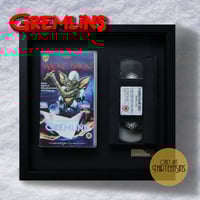 Image 1 of Gremlins Framed Original 1985 VHS Tape