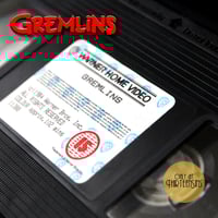 Image 2 of Gremlins Framed Original 1985 VHS Tape