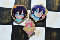 Image 1 of Noragami Wooden Pins