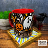 Halloween Ghost Pumpkin Mug