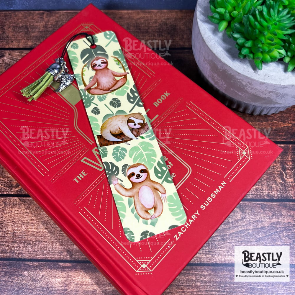 Just One More Chapter Sloth Bookmark