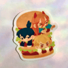 CSM HAYAKAWA FAMILY BURGER STICKER