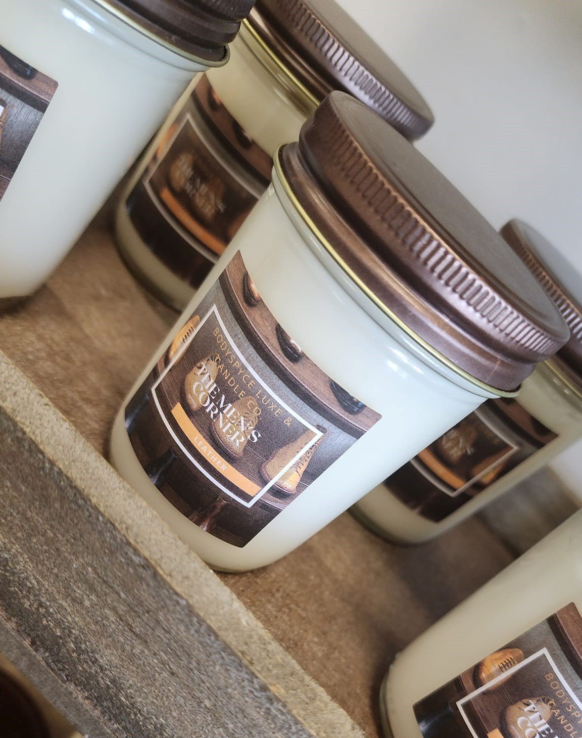 Image of Men's Corner Collection Soy Candles