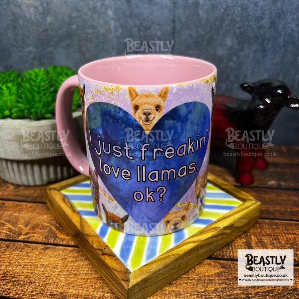 I Just Freakin’ Love Llamas Mug
