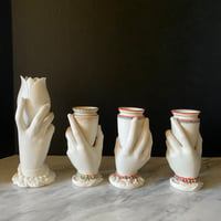 Image 2 of Victorian Porcelain Hand Vases
