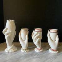Image 3 of Victorian Porcelain Hand Vases