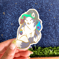 Shiro Holographic Sticker