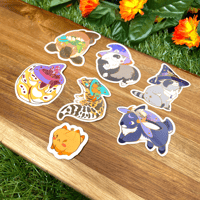 Image 2 of Enchanted Familiars - Sticker Pack 3