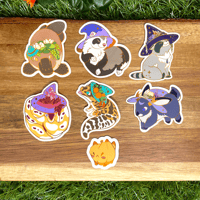 Image 1 of Enchanted Familiars - Sticker Pack 3